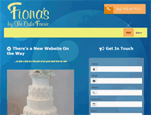 Tablet Screenshot of fionascakes.com